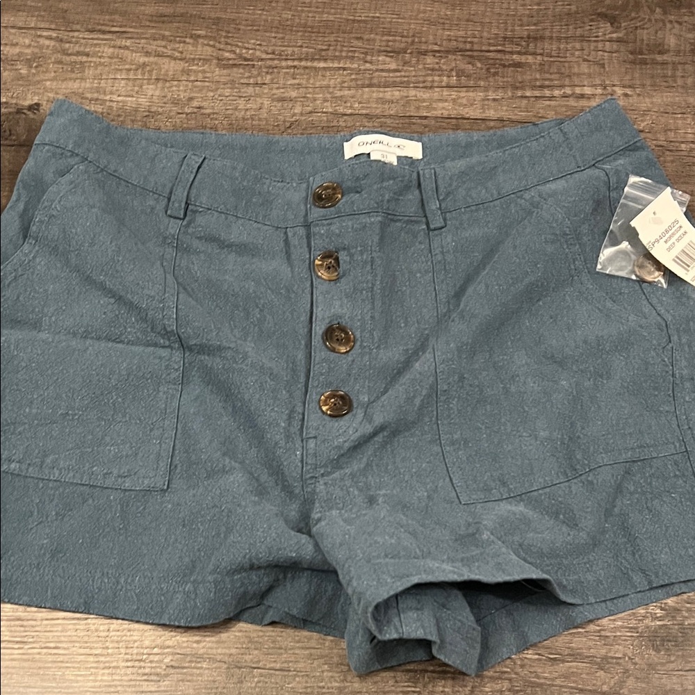 O'Neill Women's High Waist Blue Shorts